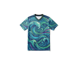 เสื้อยืดออกแบบเองสไตล์สปอร์ต ผ้าโพลีเอสเตอร์นุ่ม สวมใส่สบาย เหมาะสำหรับออกกำลังกาย วิ่ง และกิจกรรมกลางแจ้ง - Product Image 1