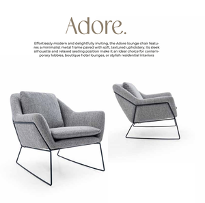 Fauteuil de salon moderne en tissu, fauteuil d'appoint rembourré, éponge haute densité, structure métallique, siège de détente, une place pour bureau ou hôtel - Product Image 1
