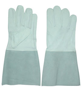 Guantes de Soldadura de Cuero ISONZ, Resistentes al Calor, 14 Pulgadas, Uso Industrial, Antideslizantes - Product Image 3