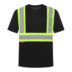 Camiseta de Seguridad de Alta Visibilidad para Hombre, Resistente, con Tiras Reflectantes de 2 Pulgadas, Protección de Alta Visibilidad, Camiseta para Contratistas Generales - Product Image 6