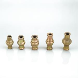 Roulette de porte coulissante ronde en laiton, 5 et 4 pouces, pour villa de luxe, moderne, polie, roulement fluide, composant de quincaillerie - Product Image 1