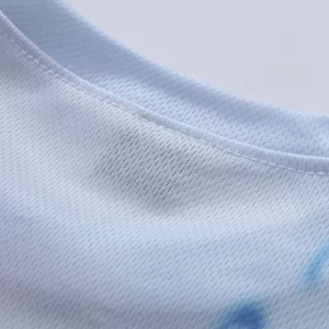 T-shirt à manches courtes pour homme, imprimé Water Splash, col rond, coupe ajustée, décontracté, séchage rapide, en polyester tricoté - Product Image 2