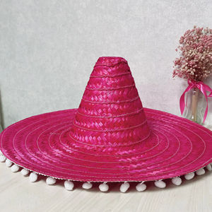 Chapeaux de paille Sombrero pour Fiesta Mexicaine, unisexes, pour bars et fêtes, idéaux pour les soirées d'été, la maison, les voyages, le travail, la pêche, le cyclisme et les sports. - Product Image 1