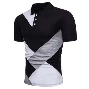เสื้อโปโลปักโลโก้แฟชั่นผู้ชายสไตล์ธุรกิจ ปกคอปก ผ้าฝ้าย สีเบอร์รี่ ลำลอง ย้อนยุค เรียบง่าย เสื้อโปโลสำหรับตีกอล์ฟ - Product Image 6