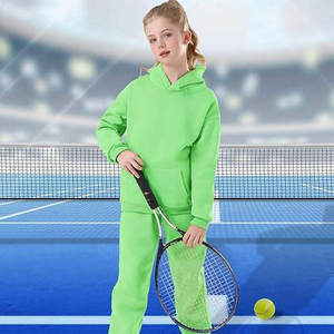 Ensemble de survêtement d'hiver pour enfants, en coton chaud, sweat à capuche décontracté en polaire, pantalon de jogging, motif 3D personnalisable, haute qualité, vente en gros - Product Image 6