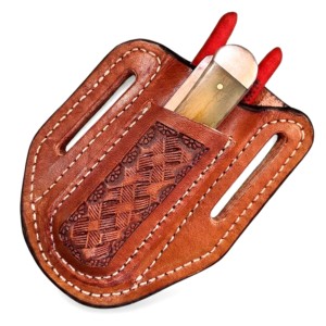 Funda de Cuero Estilo Pancake Hecha a Mano de Primera Calidad para Alicates y Navajas de Bolsillo - Product Image 4