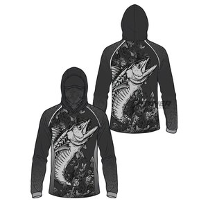 Camisa de Pesca con Capucha y Protección Solar UV 50+, Impermeable, con Logotipo Personalizado, de Secado Rápido, Proveedor al por Mayor - Product Image 4