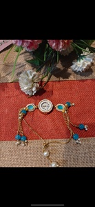 Elegante Reloj de Pulsera con Cuentas Turquesas para Mujer, con Gotas de Perlas, Cadena Dorada Étnica, Joyería Tradicional - Product Image 2