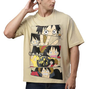 Camiseta Personalizada para Hombre, 100% Algodón, Corte Holgado, Hombros Caídos, Cuello Redondo Extendido, Camiseta de Alta Calidad - Product Image 1