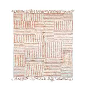 Alfombra Beni Ourain Marroquí Única Hecha a Mano, Alfombra Beni Ourain Boho Marroquí Albertina, Alfombra de Lana Anudada a Mano por ITHL - Product Image 3
