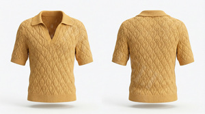 Camiseta Polo de Punto Elegante y Cómoda a Precio Económico al por Mayor, Personalizable, de Manga Corta, con Cuello en V, para Uso Casual o Formal - Product Image 6