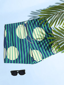 Custom Beach <b>Shorts</b> Summer Quick Dry Fashion <b>Short</b> Top Quality Wholesale Price Swim <b>Shorts</b> Men's Striped Drawstring Casual <b>Short</b> - Product Image 3