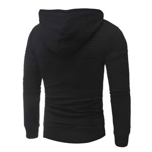 Sweat-shirt pour homme de haute qualité fabriqué au Pakistan, noir et blanc, vêtements d'hiver respirants et imperméables, 100% coton biologique et polyester - Product Image 3
