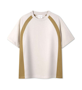 Camiseta de panel extragrande totalmente personalizada, tela y material de primera calidad, 100% algodón, para uso casual y streetwear, para hombre. - Product Image 1