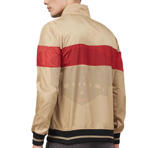 Vestes coupe-vent pour hommes grandes tailles, respirantes, écologiques, col montant, logo sur le devant, vestes d'hiver de haute qualité - Product Image 3