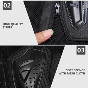 Veste de moto unisexe écologique, imperméable, coupe-vent, respirante, à séchage rapide, col montant, hiver/été, course - Product Image 5