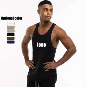 Ropa de entrenamiento para gimnasio muscular para hombres, camisetas sin mangas con tirantes, camisetas sin mangas para culturismo, camisetas para hombres - Product Image 5