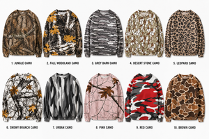 Sweat-shirt camouflage en molleton 100 % coton pour homme – Pull épais et ample pour la chasse, idéal pour l'automne |   Vente en gros OEM - Product Image 6