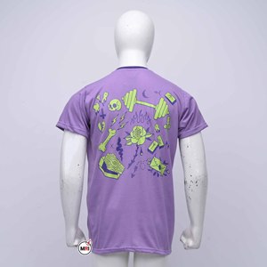 T-shirt à manches courtes de haute qualité avec logo personnalisé, impression numérique recto-verso, streetwear, 100% coton respirant - Product Image 2