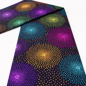 Tissu Ankara Hitjem Export Premium en coton 100% avec motifs floraux 3D et rubans, imprimé africain, pour vêtements de fête et décoration, directement de Libye - Product Image 5