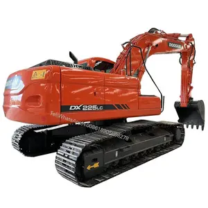 22 ton Excavator Used Doosan dx225 crawler excavator Low working hours used machinery Doosan DX225lc