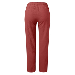REDDITO SPORTS Direct Factory Simple Style Straight Leg Nylon Fleece Loose Fit <b>Summer</b> for Wash High Street Women's <b>Trouser</b> - Product Image 4