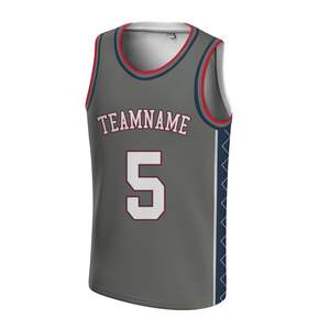Camisetas de Baloncesto Transpirables para Hombre, las Más Vendidas, Ropa Deportiva Personalizada al por Mayor, BSCI, Nuevo Diseño, Ropa de Equipo Estampada - Product Image 2