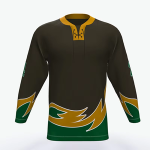 Best Sellers Training Unisex Custom Design Cheap Hockey Jerseys 100% Polyester Digital Print - Product Image 2