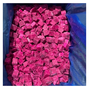 Fruta del Dragón Roja Congelada IQF, preparada a partir de cubos frescos de fruta del dragón para batidos, bebidas de frutas y recetas de postres, Vietnam - Product Image 6