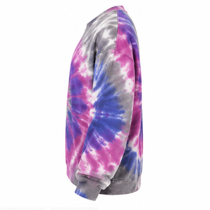 Sweat-shirt Tie Dye, coupe ajustée, 100 % coton, fabrication sur mesure, tricotage de qualité supérieure, vêtements de sport, confort optimal. - Product Image 3