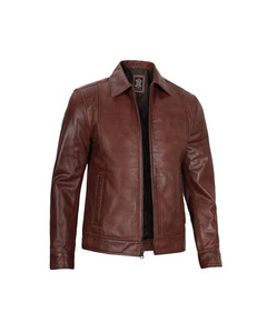 Premium <b>Mens</b> <b>Leather</b> <b>Jacket</b> Vintage Genuine <b>Leather</b> Timeless Classic Fashion Comfortable Everyday Wear - Product Image 2