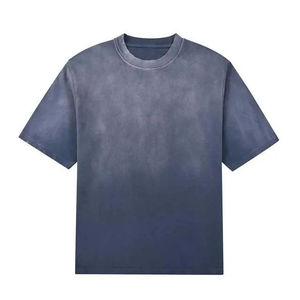 เสื้อยืดคอตตอนหนาน้ำหนักมากสำหรับผู้ชาย คอเต่า พิมพ์ลายซิลค์สกรีน ผ่านการซักแล้ว ทรงปกติ - Product Image 2