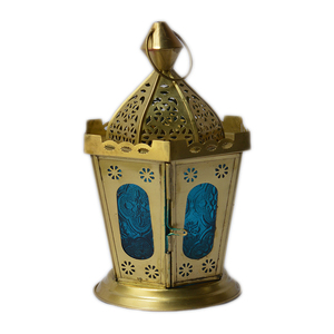 Lanternes en métal design avec combinaison verre et finition standard, porte-bougies de différentes tailles pour la décoration intérieure et l'utilisation de bougies. - Product Image 5