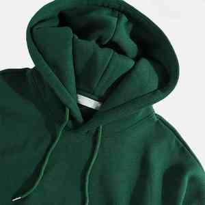 Sudadera con Capucha de Manga Larga para Hombre, Ecológica y Transpirable, Diseño de Logotipo Personalizado, Color Sólido, Primavera 2026, Venta al Por Mayor - Product Image 2