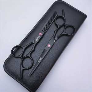 Juego de Tijeras Profesionales de Titanio Violeta, Tijeras de Corte Ligeras de Una Sola Cara, Extra Afiladas, para Peluquería - Product Image 6
