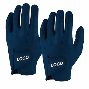 Gants de golf roses en cuir véritable à doigts entiers, unisexes, avec fermeture à enfiler, gants de sport - Product Image 4