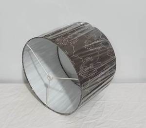Modern ikat drum <b>lamp</b> <b>shade</b> featuring an elegant printed floral pattern with Spider fittings best for floor <b>lamp</b> & pendent <b>lamp</b> - Product Image 3