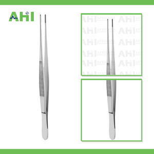 Pince droite Semken-Taylor en acier inoxydable de qualité médicale, pour coton et pansements, 12 cm, certifiée CE ISO - Product Image 3