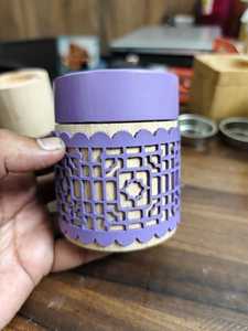 Brûleur à Bakhoor en bois, porte-encens écologique et durable, design antique, fait main en Inde, religieux - Product Image 5
