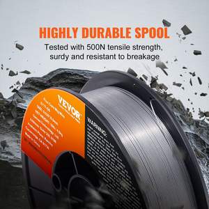 Alambre de soldadura MIG de 0.035 \ "sin gas, alambre MIG de núcleo de flujo de acero dulce de 10lb, 1, 2, 1, 2, 1, 2 - Product Image 3