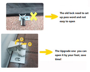 Di động gấp xe dù để che nắng Windproof và chống nắng carport bảo vệ lều tán cho xe an toàn - Product Image 6