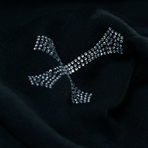 New <b>Stitched</b> Unisex Cotton/Polyester Fleece Anti-Wrinkle Breathable Eco-Friendly Winter Casual Custom Made Rhinestone <b>Hoodies</b> - Product Image 6