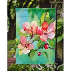 Arkansas Apple Blossom Watercolor <b>Garden</b> <b>Flag</b> Multicolor Mailbox Decorative Yard Banner for Patio Artwork <b>Garden</b> Flower Beds - Product Image 3