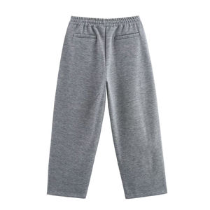 High-Quality Luxury Lightweight Casual Canvas Custom Twisted Baggy <b>Sweatpants</b> Stacked <b>Oversized</b> Cotton or Fleece Men Pants Loos - Product Image 2