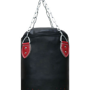 Sac de frappe lourd en cuir PU très demandé avec logo personnalisé, outil d'entraînement pour hommes, rempli de sable - Product Image 4