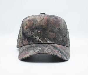 2026 Hot Sale American 5-Panel Unisex Baseball Cap New Design Custom Breathable Sporty Street Style <b>Leopard</b> Dot Perforated Holes - Product Image 4