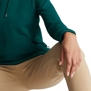Sudadera con Capucha para Mujer, Color Sólido, Manga Larga, Tejido de Algodón Transpirable, para Otoño, con Bolsillos - Product Image 1