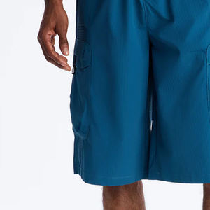 Pantalones Cortos de Sarga para Hombre, Color Sólido, con Cordones y Bolsillos, con Logotipo, Calidad Premium, Precio Económico para Compradores al por Mayor - Product Image 3