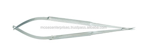 Micro-ciseaux Yasargil de qualité supérieure en acier inoxydable réutilisable, forme baïonnette, instruments de microchirurgie de qualité supérieure - Product Image 2