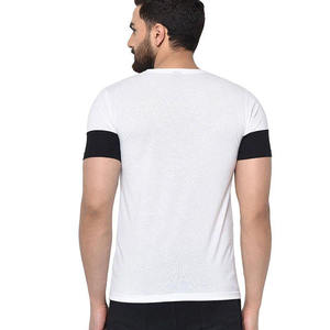 T-shirt homme slim fit, uni, décontracté, respirant, léger, 100% coton, col rond, été, tendance. - Product Image 6